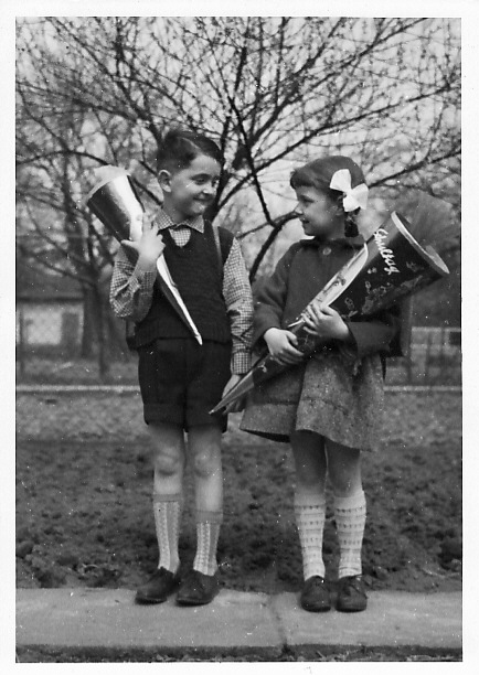 Auch meine Cousine hatte ihren ersten Schultag